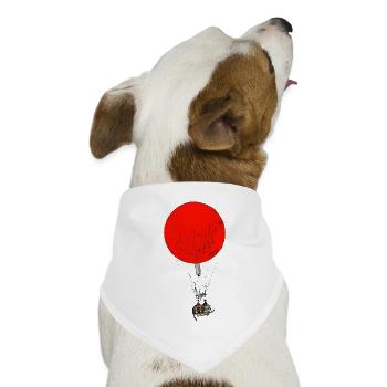 Heißluftballon - Hunde-Bandana Dreieckstuch - Weiß - Vorne