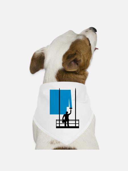 Maler mc184 - Hunde-Bandana Dreieckstuch - Weiß
