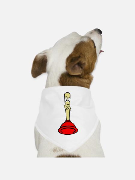 Pömpel - Hunde-Bandana Dreieckstuch - Weiß