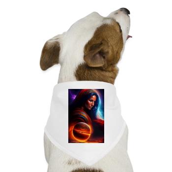 جمالكي غير كوني - Hunde-Bandana Dreieckstuch - Weiß - Vorne
