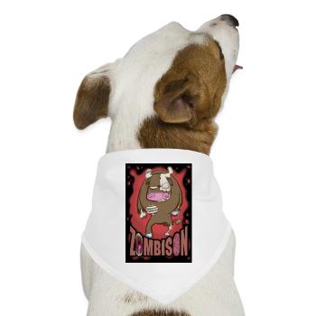 Zombison-Poster - Hunde-Bandana Dreieckstuch - Weiß - Vorne