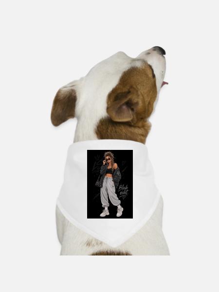 Women - Hunde-Bandana Dreieckstuch - Weiß