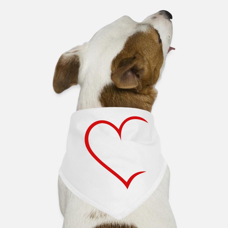 Heart open Dog Bandana