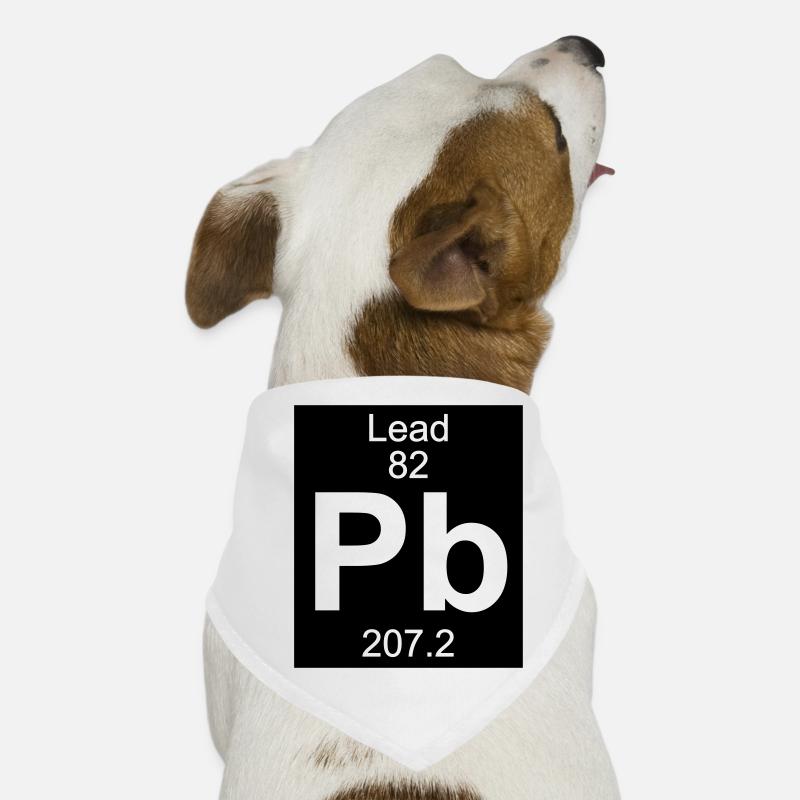 Element 82 - pb (lead) - Inverse (Full) Hunde-Bandana