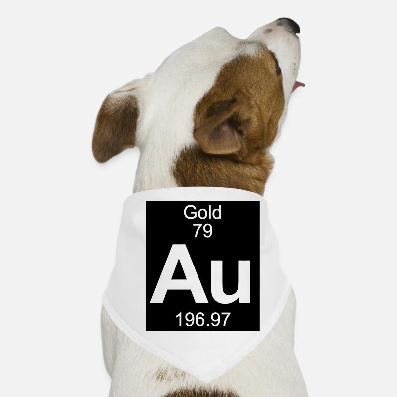 Gold (Au) (element 79) Dog Bandana