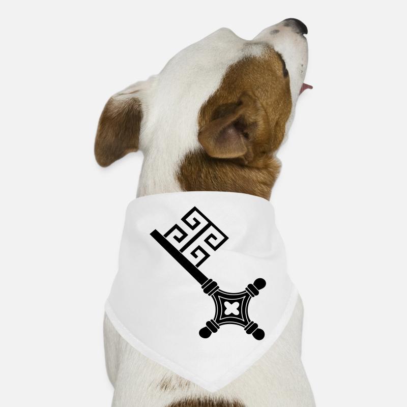 vintage bremen key vector drawing keys Dog Bandana