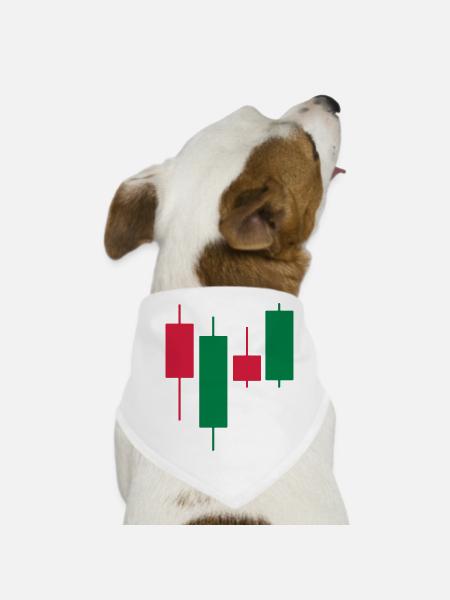Leuchter - Hunde-Bandana - Weiß - Vorne