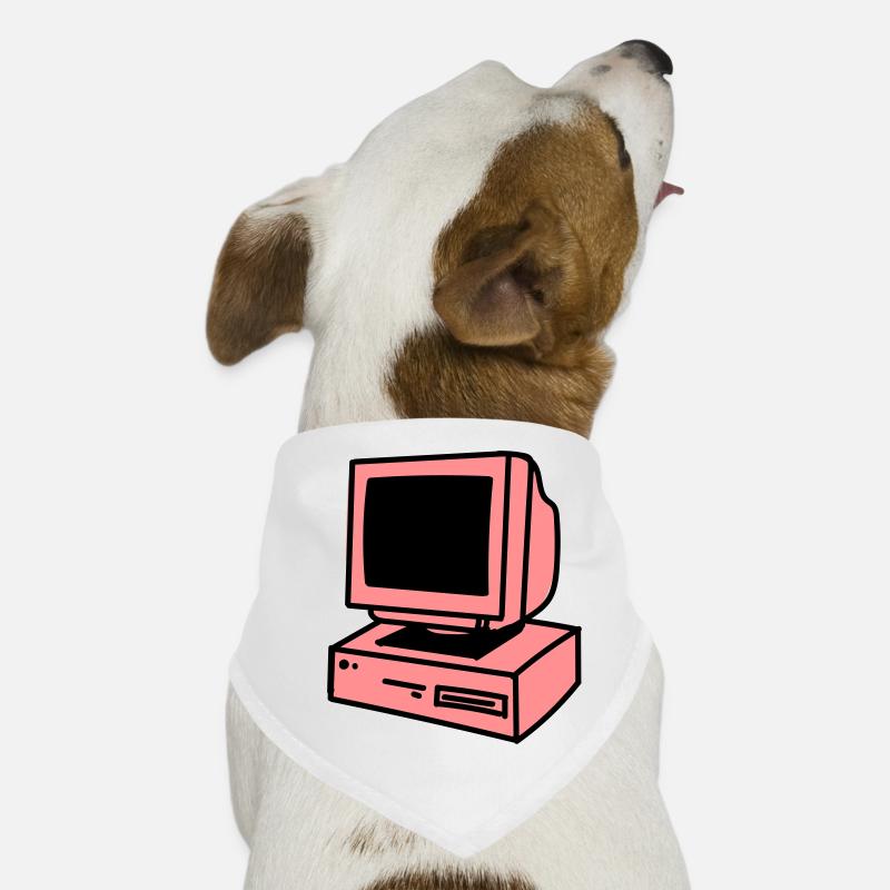 PC - Hunde-Bandana - Weiß