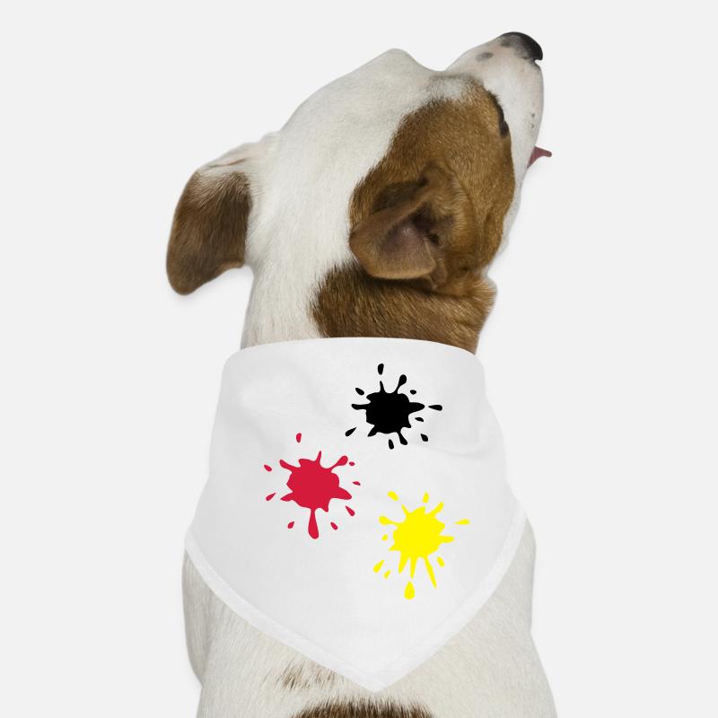 Kunst, Klecks, kunstklecks (super cheap!) Hunde-Bandana