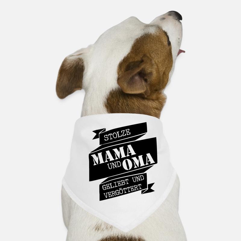STOLZE MAMA OMA MUTTERTAG Hunde-Bandana