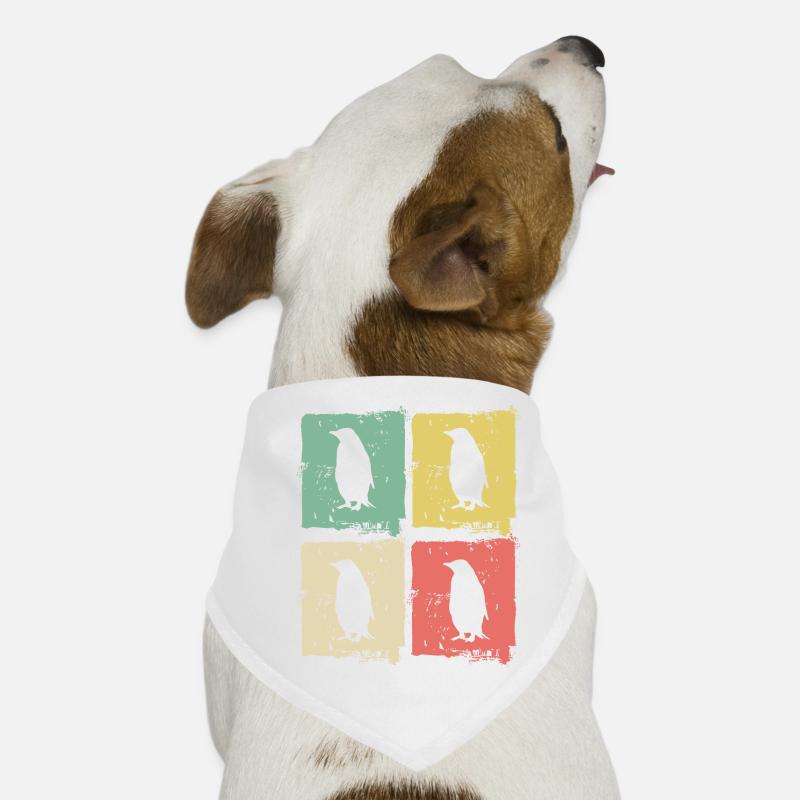 Pinguin Pinguine Tier Eis Kinder Retro Geschenk Hunde-Bandana