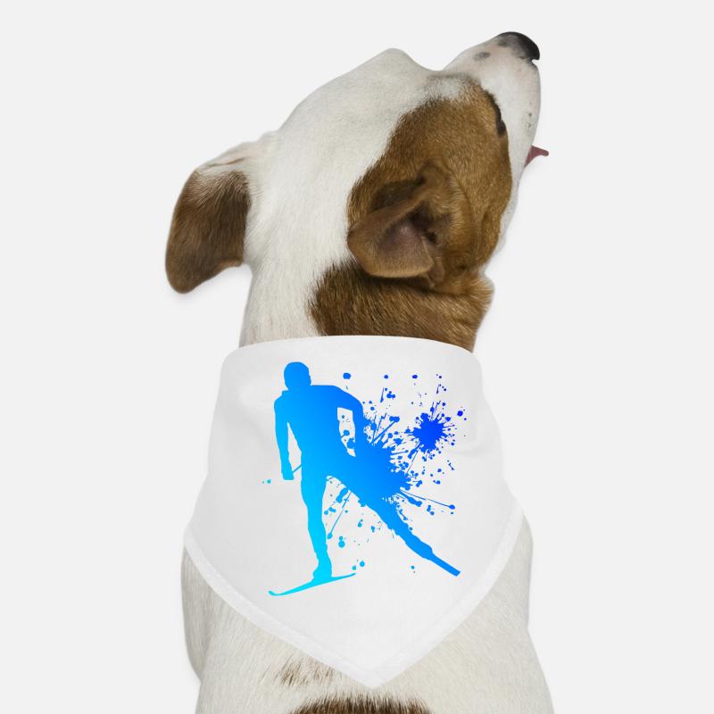 Langlauf Classic Damen Langlauf Klassisch Langlauf - Hunde-Bandana - Weiß