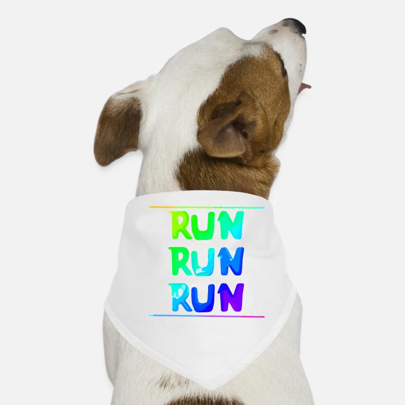 Exécuter run run run | | sportive | en cours d’exécution Aptitude Bandana pour chien