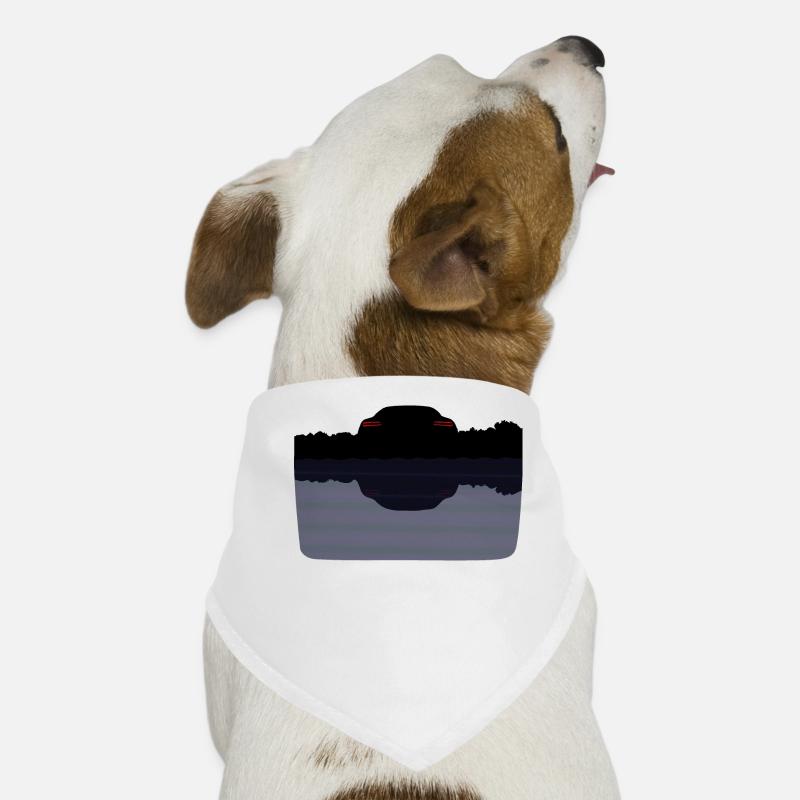 Auto am See Hunde-Bandana