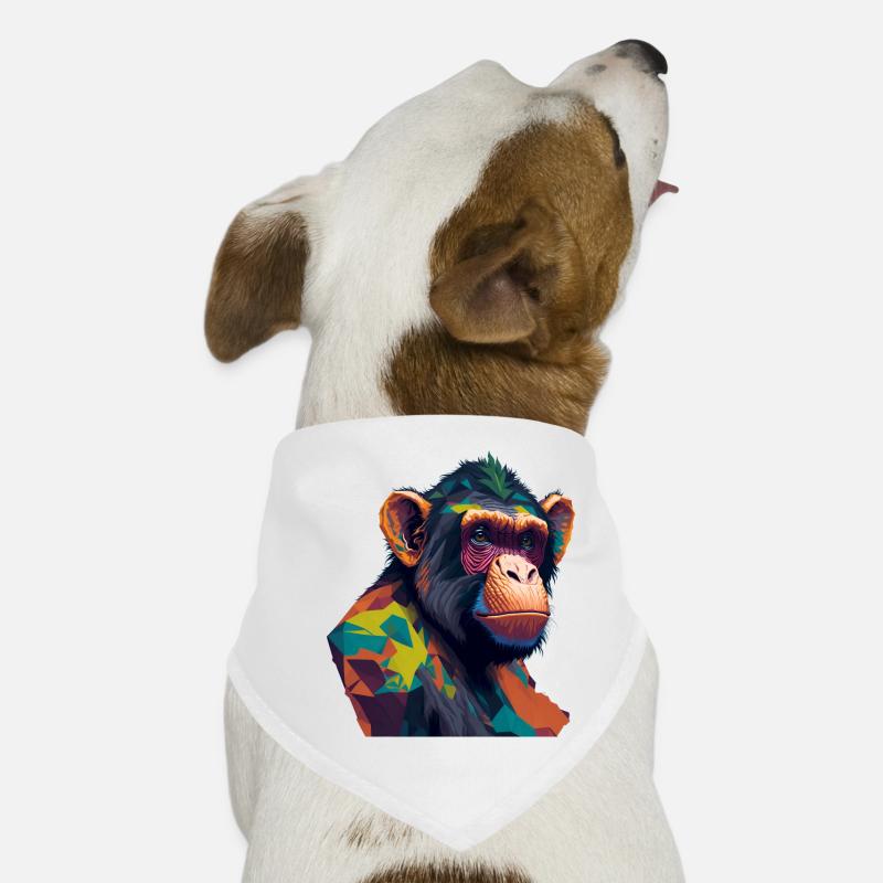 Chimpanzee Dog Bandana