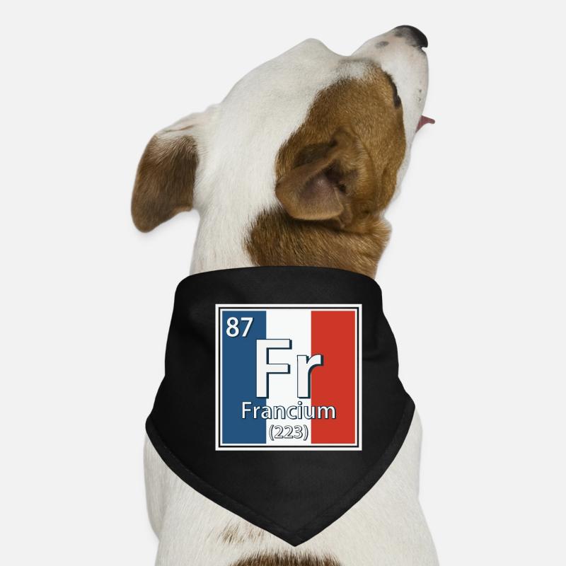 Francium Element Periodic Table Dog Bandana