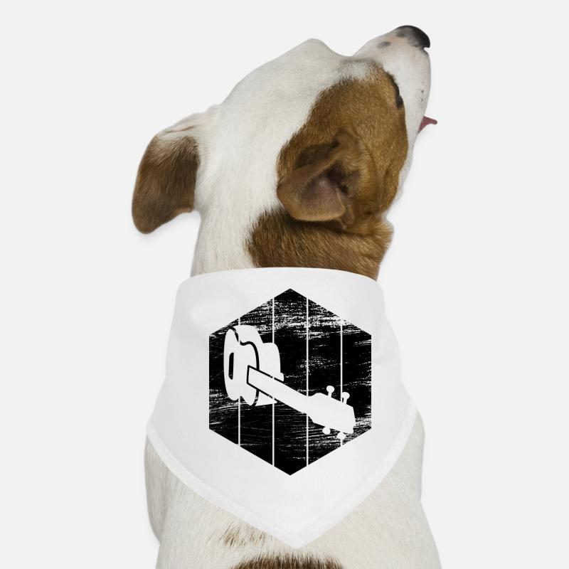Ukulele Skizze Hunde-Bandana