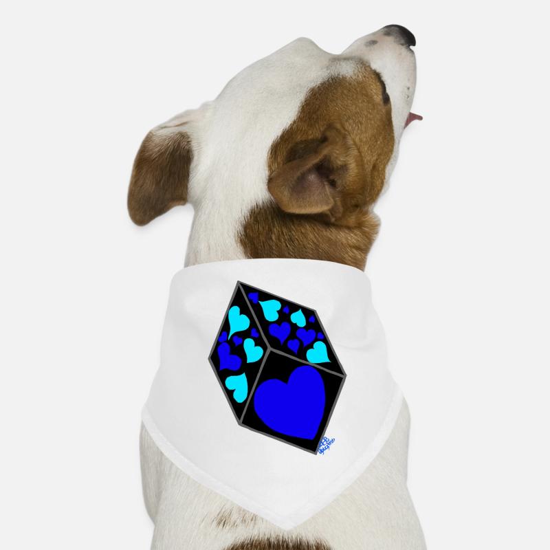 Cube d’amour v Laura, bon Bandana pour chien