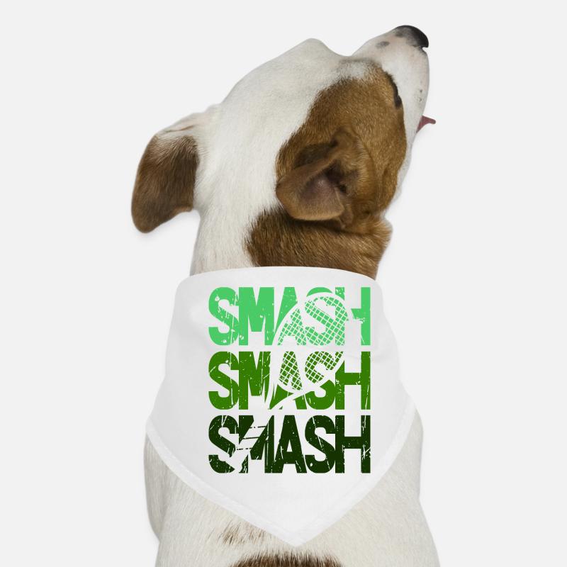 Tennis Smash Smash Ball Racket Design Pullover Hoodie Dog Bandana