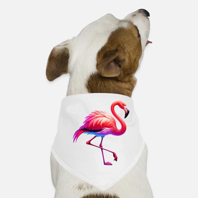 Flamingo Hunde-Bandana