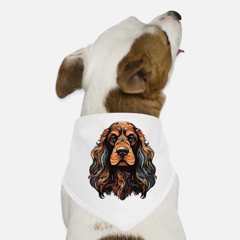 Dog Cavalier King English Cocker Spaniel Dog Bandana