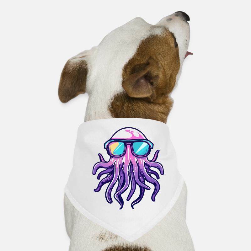 Qualle Comic Cool Hunde-Bandana