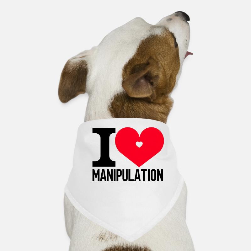 I love manipulation Dog Bandana