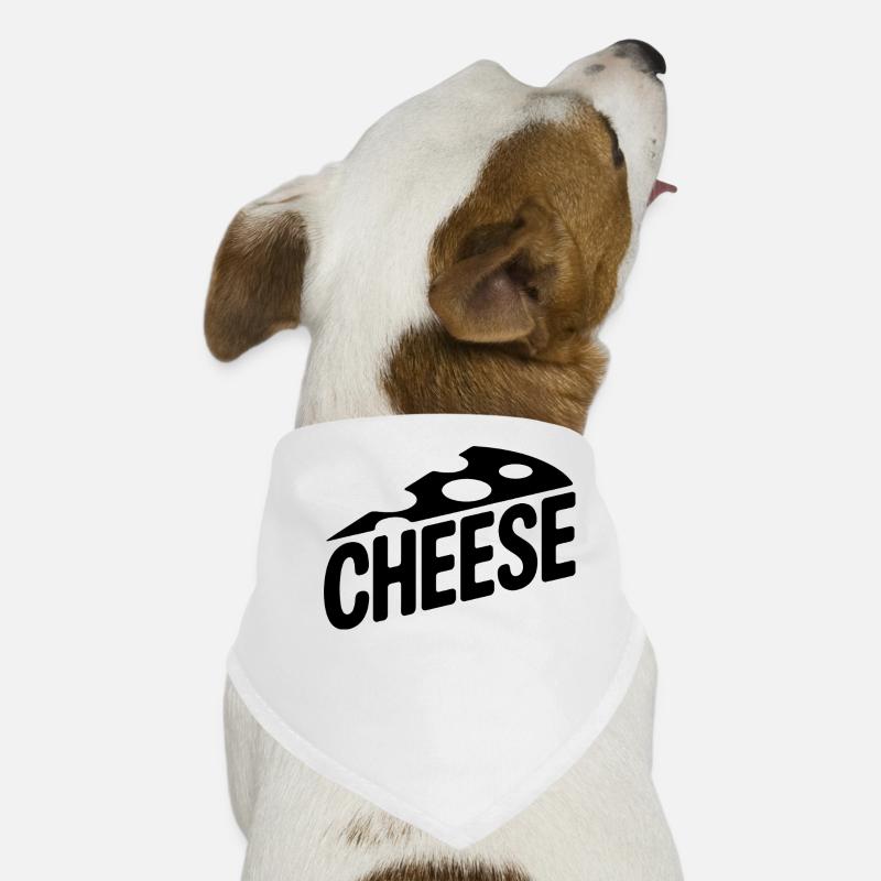 Cheese -Cool Food Logo Dog Bandana