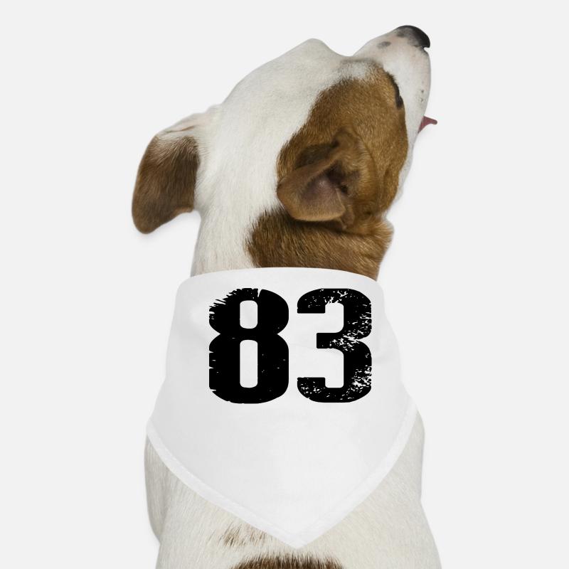 83 Number Leotard Dog Bandana