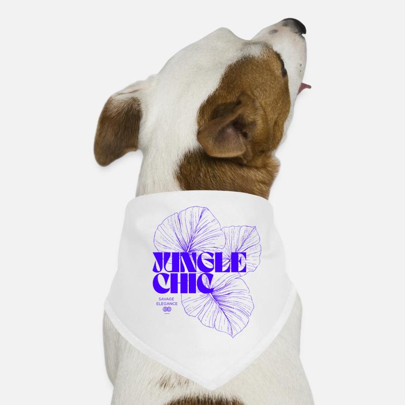 Vivid Botanical Monstera Leaf Design Dog Bandana