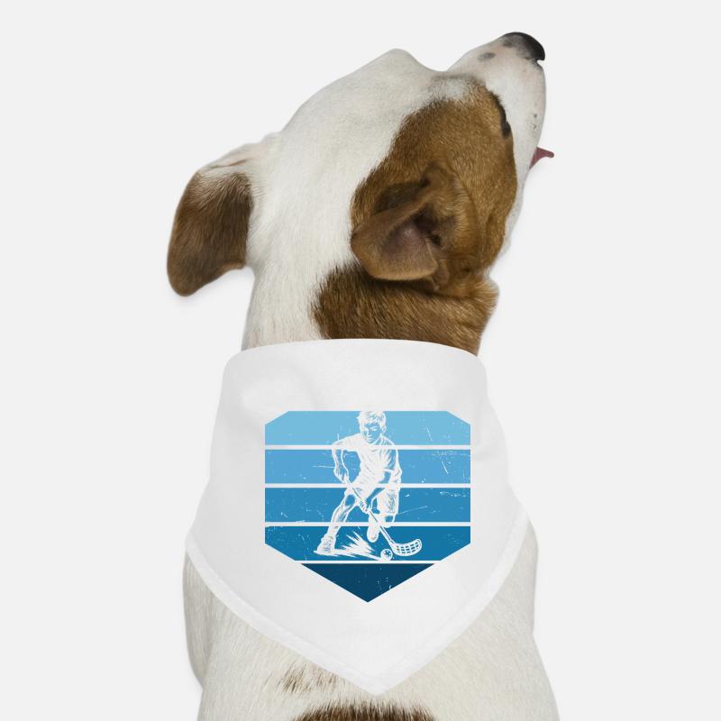 Message clair sur floorball Bandana pour chien