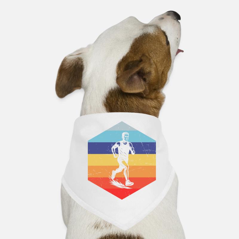 Motif emblématique de la course Bandana pour chien