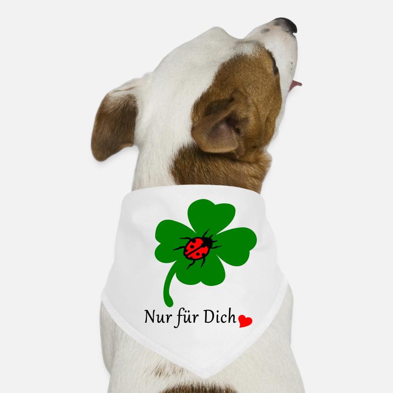 Shamrock with ladybug Dog Bandana