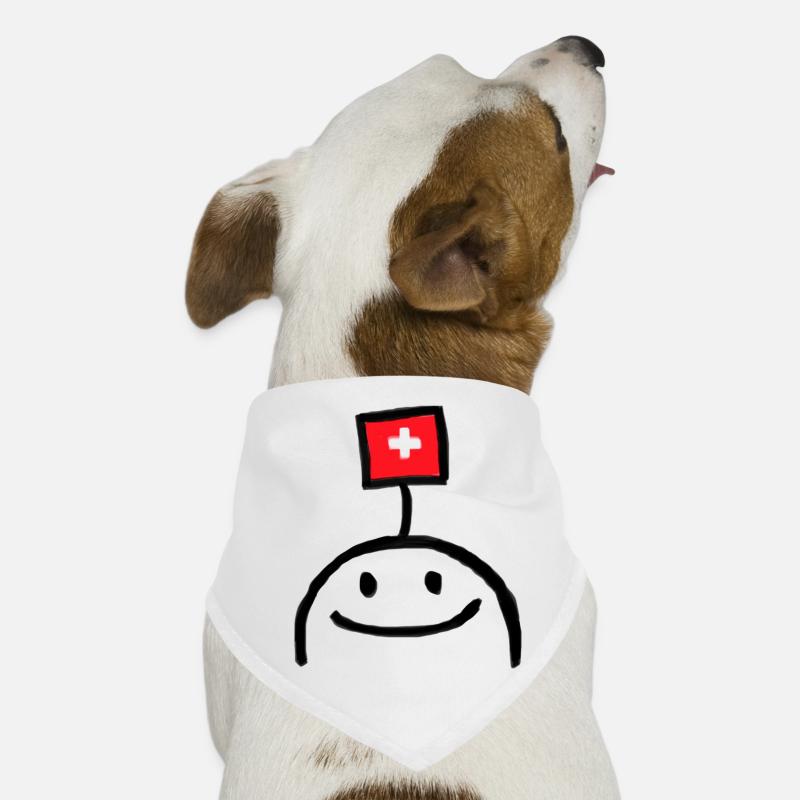 Lustiges Schweizer Geschenk Hunde-Bandana