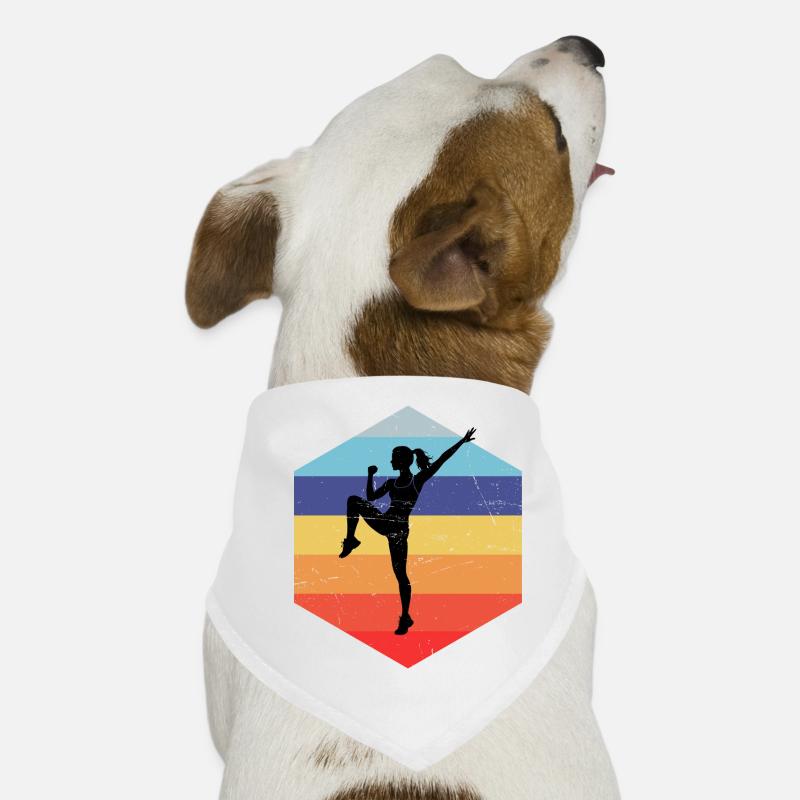 Aerobic Training Gift for Aerobics Trainer Dog Bandana