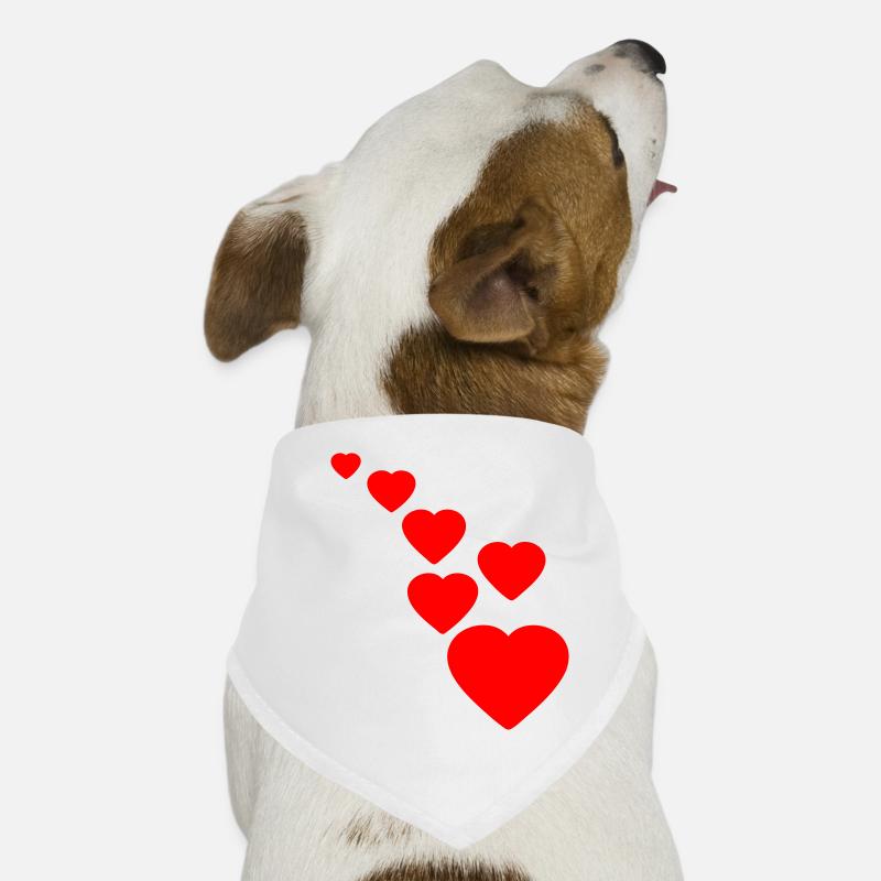 Hearts Dog Bandana