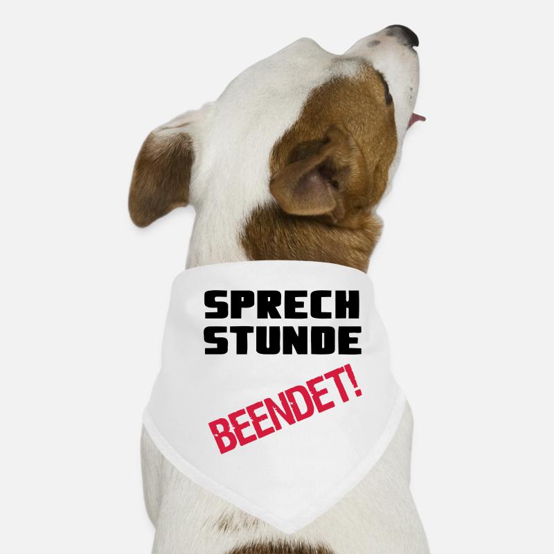 Sprechstunde beendet Medizin Spruch Geschenk Hunde-Bandana