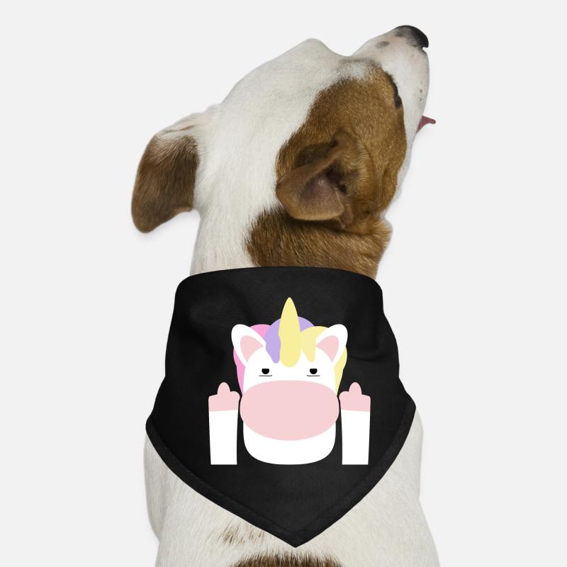 Mittelfinger Hunde-Bandana