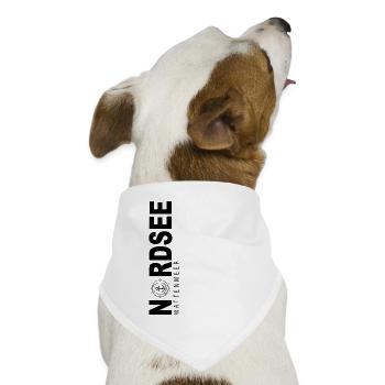 Nordsee - Hunde-Bandana - Weiß - Vorne
