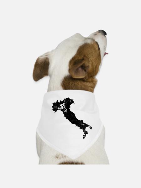 Please upload the design image - Dog Bandana - white - Front