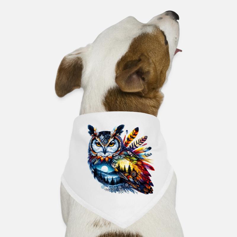 Eule Hunde-Bandana