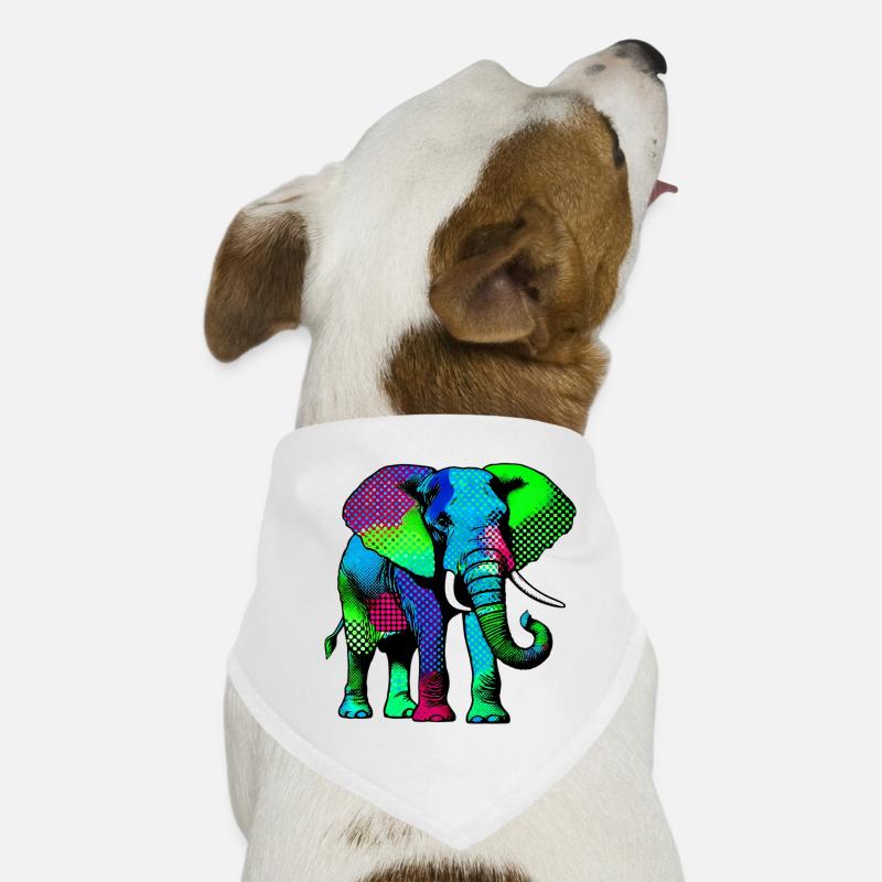 Elefant Hunde-Bandana