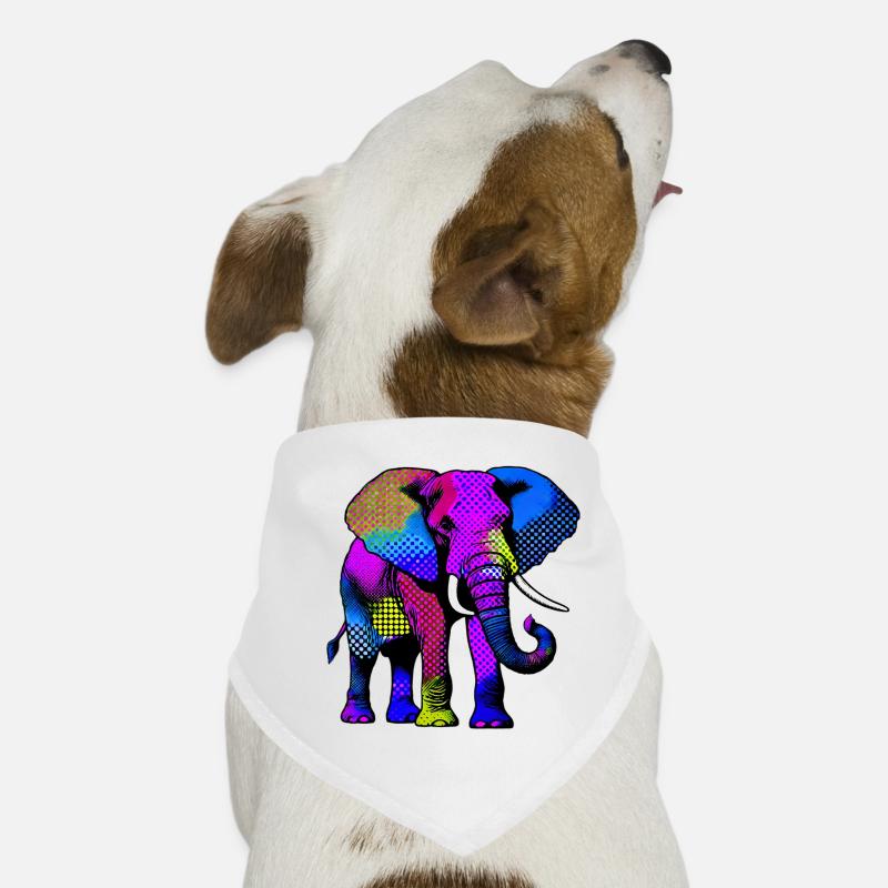 Elefant Hunde-Bandana
