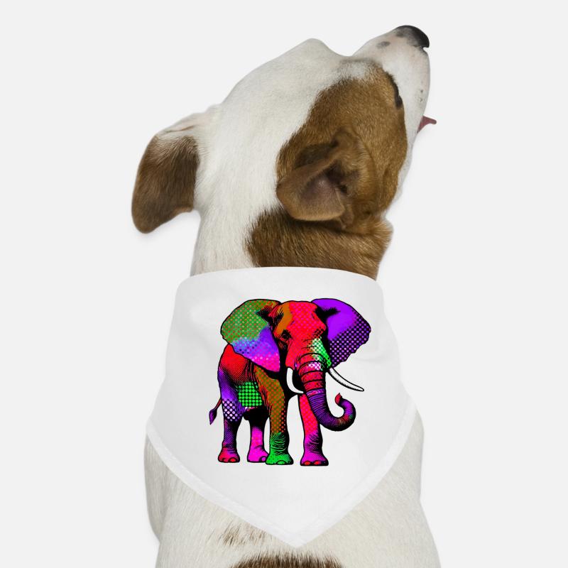 Elefant Hunde-Bandana