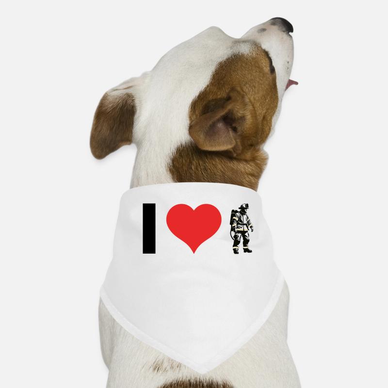 Firefighter - Profession Design Sticker Dog Bandana