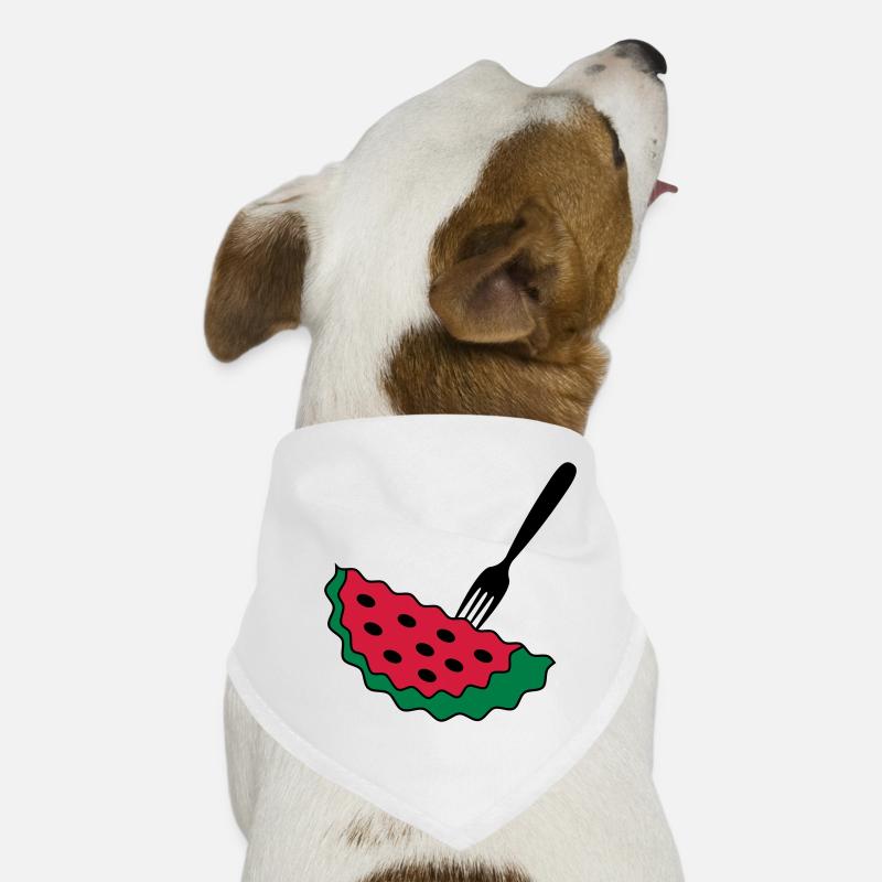 Melon with fork Dog Bandana
