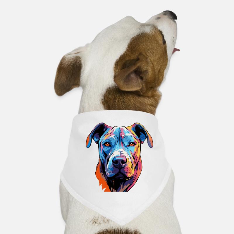Hund Comic Pop Art Hunde-Bandana