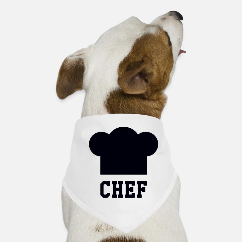 Toque Chef - Cuisine - Cuisinier Bandana pour chien
