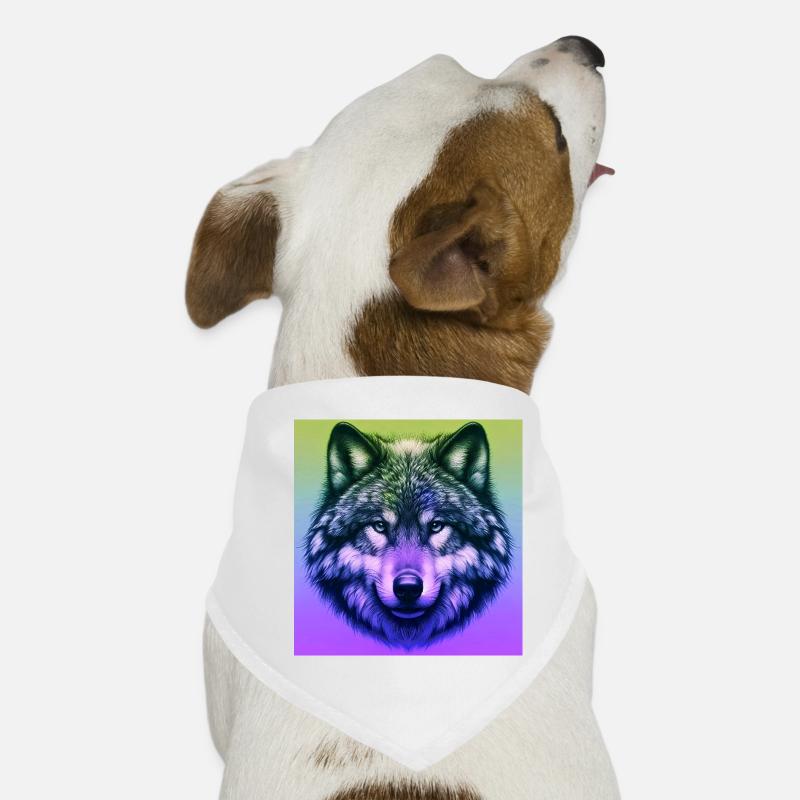 Wolf Hunde-Bandana