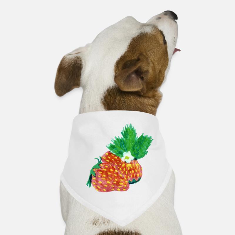 Erdbeeren Art Hunde-Bandana